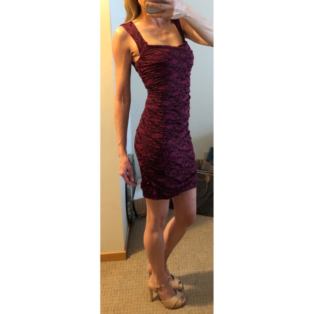 Free People dark rose dress